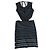 HERVE LEGER Kleid T.International M Viskose Schwarz - Ansicht 8