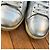 Sneakers SAINT LAURENT T.EU 36 Pelle Argento - vista 3