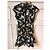 Vestidos ERDEM T.International S Algodón Negro - vista 3