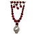 Spille e fermagli VERSACE T. Metallo Rosso