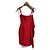 HERVE LEGER Kleid T.International S Viskose Rot