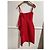 HERVE LEGER Kleid T.International S Viskose Rot - Ansicht 3