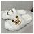 STELLA LUNA Mules e zoccoli T.EU 37 Pelliccia sintetica Bianco - vista 3