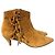 SAINT LAURENT Stivaletti T.EU 36.5 Camoscio Cammello - vista 7