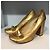 Chloé CHLOE Tacchi T.EU 37.5 Pelli esotiche D'oro - vista 3