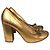 Chloé CHLOE Tacchi T.EU 37.5 Pelli esotiche D'oro - vista 7