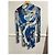 EMILIO PUCCI Kleider T.International L Viskose Blau - Ansicht 2