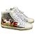 Sneakers SAINT LAURENT T.EU 35.5 Pelle Multicolore - vista 8