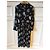 KENZO Kleider T.FR 36 Polyester Schwarz