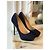 JIMMY CHOO Tacchi T.EU 36.5 Tessuto Blu navy