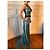 PRADA Kleid T.International XS Synthetisch Blau - Ansicht 5