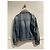 Chaqueta SAINT LAURENT T.International M Algodón Azul - vista 3