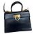 Borsa Salvatore Ferragamo in pelle blu navy