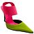 Bruno Frisoni N Roll Pumps Acid Grün / Knallpink