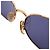 Fendi schwarze goldene Sonnenbrille mit blau getöntem Logo FS 262 - Ansicht 6