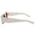 Gafas de sol rectangulares Prada White Orange Logo PR06YS 17M5S0 Blanco Naranja - vista 3