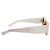 Gafas de sol rectangulares Prada White Orange Logo PR06YS 17M5S0 Blanco Naranja - vista 5