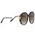 Occhiali da sole rotondi oversize Givenchy in acetato marrone - vista 2