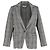 Blazer Charly Herringbone en Lana Gris de Isabel Marant Étoile