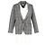 Blazer Charly Herringbone en Lana Gris de Isabel Marant Étoile - vista 4