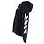 Off White Hoodie impresso Wave Diag Off-White em algodão preto - vista 2
