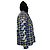Off White Giacca camicia a quadri con logo freccia Off-White in cotone blu e giallo - vista 3