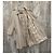 Impermeabile Burberry in gabardine beige - vista 3