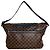 Sac à épaule Louis Vuitton Damier Ebene Sprinter GM en toile enduite marron - vue 2