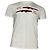 Camiseta Moncler Aligator de cuello redondo en algodón blanco
