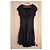 Marithé et François Girbaud Navyblaues Kleid mit Schleifen Marineblau - Ansicht 2