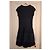 Marithé et François Girbaud Navyblaues Kleid mit Schleifen Marineblau - Ansicht 3
