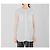 Camicia Damir Doma in seta con maniche in chiffon di seta bianca Bianco - vista 8