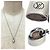 Collana con pendente argento Lockit Louis Vuitton - vista 3