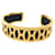 Bracelet Bangle H d'Hermès Noir Doré  - vue 1