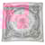 Hermès Hermes Pink Silk Scarf  ref.2016755