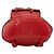 Chanel Matelassé Coco Mark Rucksack Rot - Ansicht 3