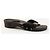 Chanel vintage Holzclogs Schwarz - Ansicht 2