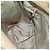 PRADA Borsa a Spalla Nylon Beige Marrone Argento Auth 112279 - vista 21