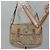 PRADA Borsa a Spalla Nylon Beige Marrone Argento Auth 112279 - vista 27