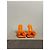 BOTTEGA VENETA Sandali T.EU 41 Tessuto Arancione - vista 5