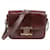Céline Teen Triomphe Python Umhängetasche Bordeaux
