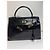 Hermès Kelly 32 Coccodrillo Porosus Nero - vista 2