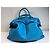 Borsa tote Bottega Veneta in pelle intrecciata blu - vista 17
