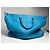 Borsa tote Bottega Veneta in pelle intrecciata blu - vista 2