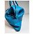 Borsa tote Bottega Veneta in pelle intrecciata blu - vista 20