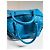Borsa tote Bottega Veneta in pelle intrecciata blu - vista 21