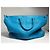 Borsa tote Bottega Veneta in pelle intrecciata blu - vista 3