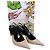 Bruno Frisoni Décolleté Slingback Tonic Vernice Nudo / Nero Punta Affilata Beige - vista 6