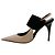 Bruno Frisoni Décolleté Slingback Tonic in Vernice Nuda / Nero Punta Beige - vista 3