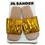 Jil Sander Ruched Gold Lame Slide Sandals - view 6